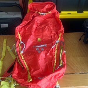 Red and Yellow Backpack